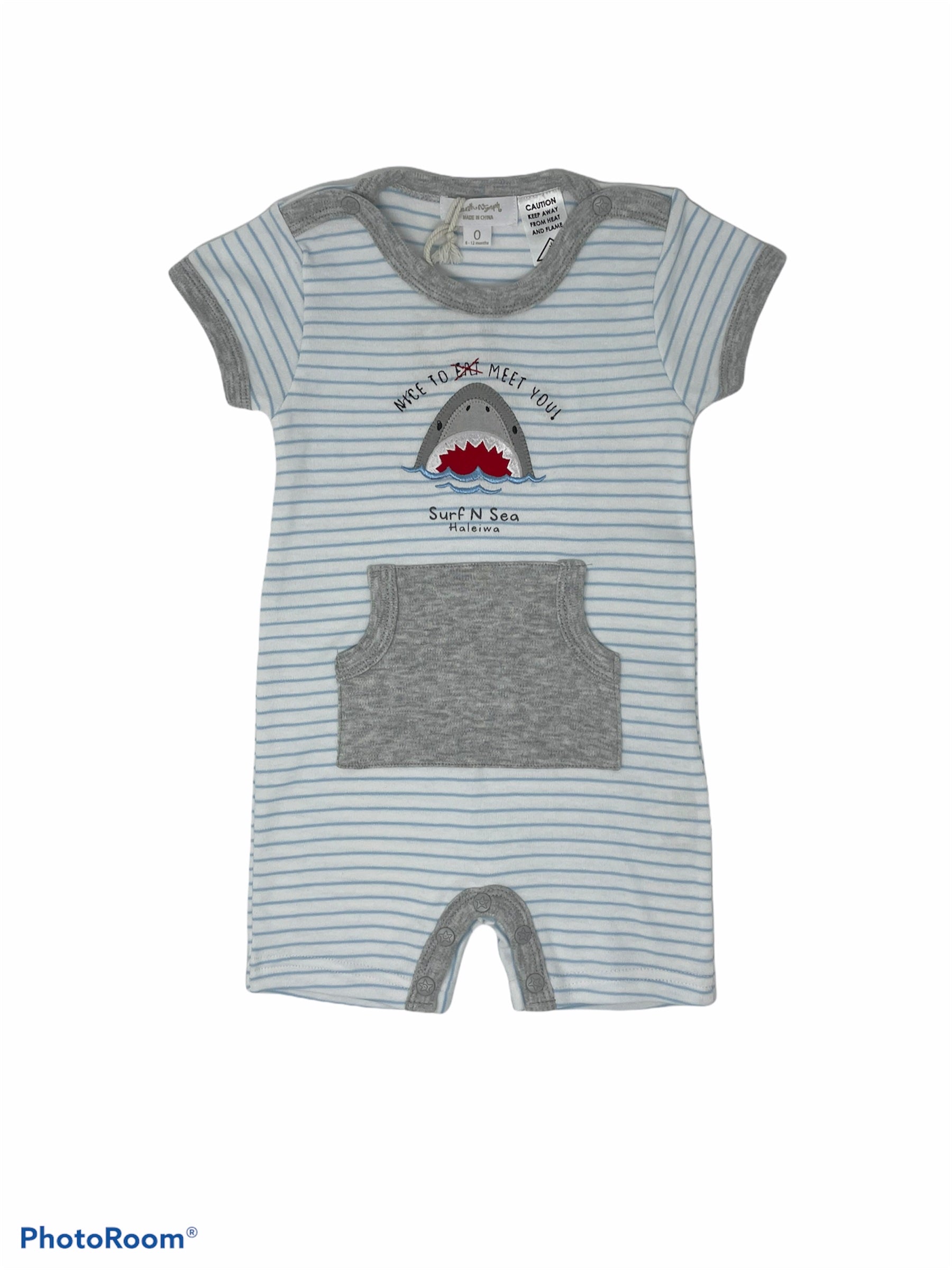 SNS EARTH NYMPH BABY SHARKY ROMPER - Main Image