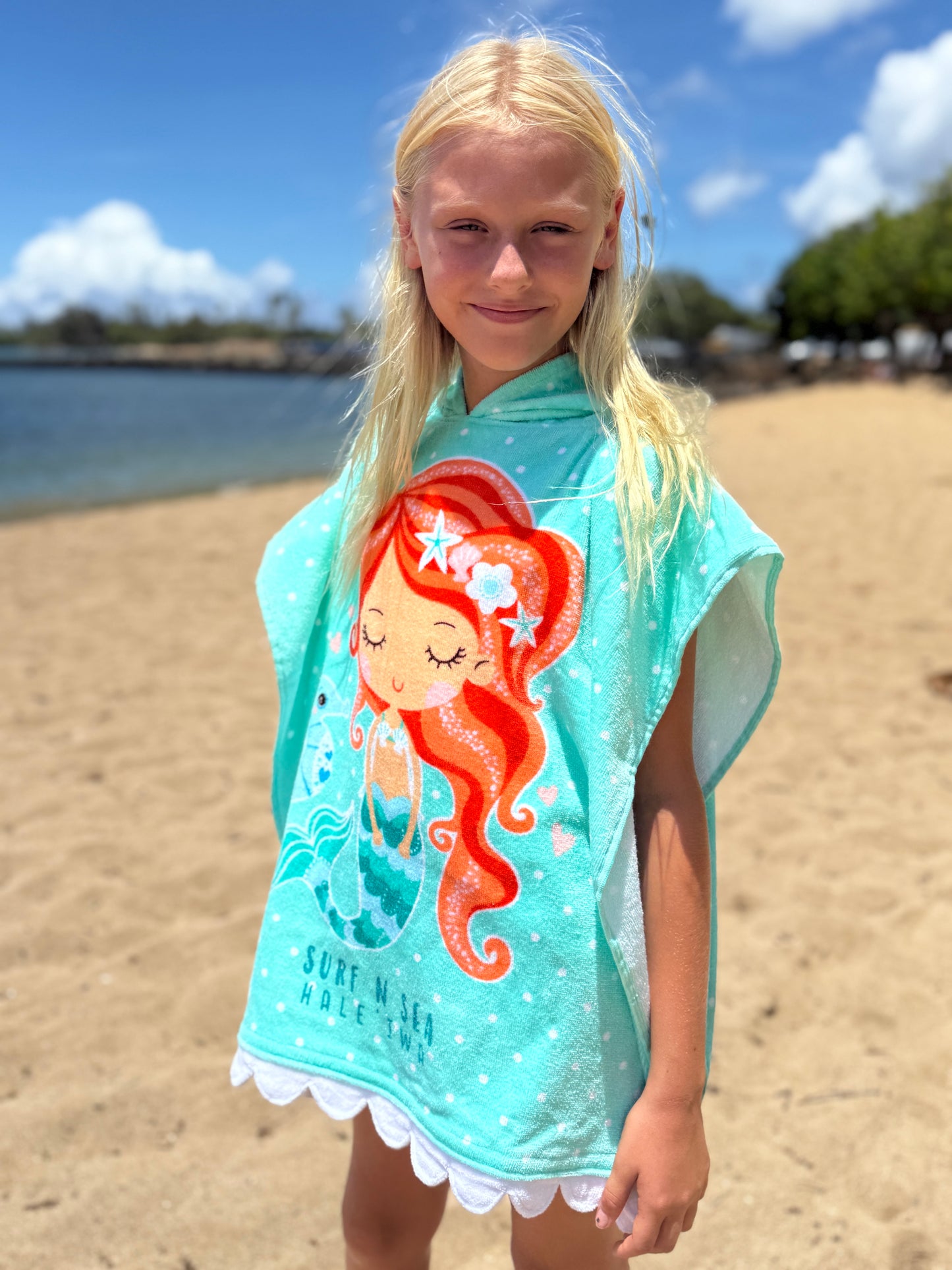 SNS EARTH NYMPH UNDER SEA MERMAID TOWEL CAPE