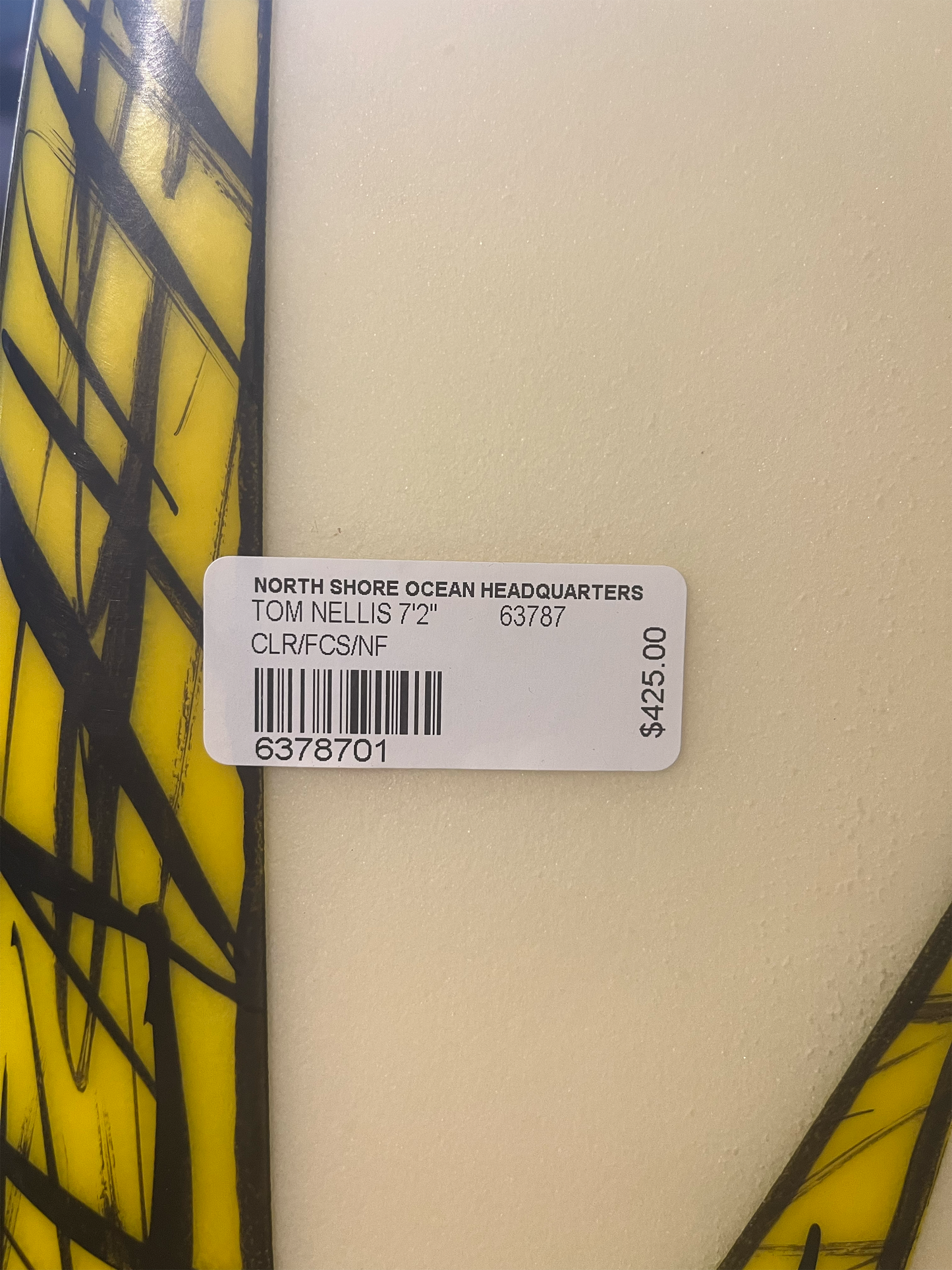 TOM NELLIS 7'2" 63787