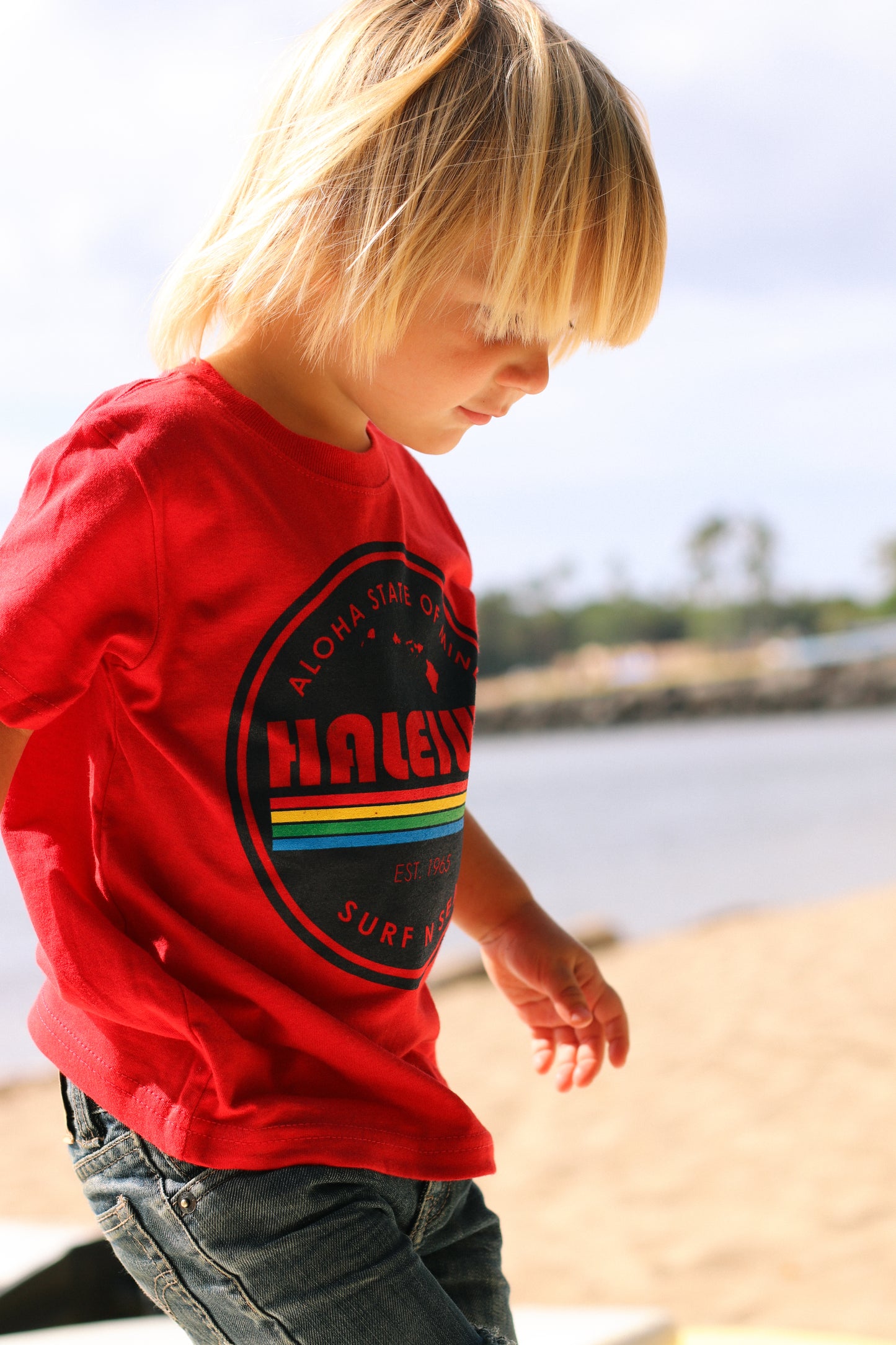 SNS YTH PRISMATIC HI TEE