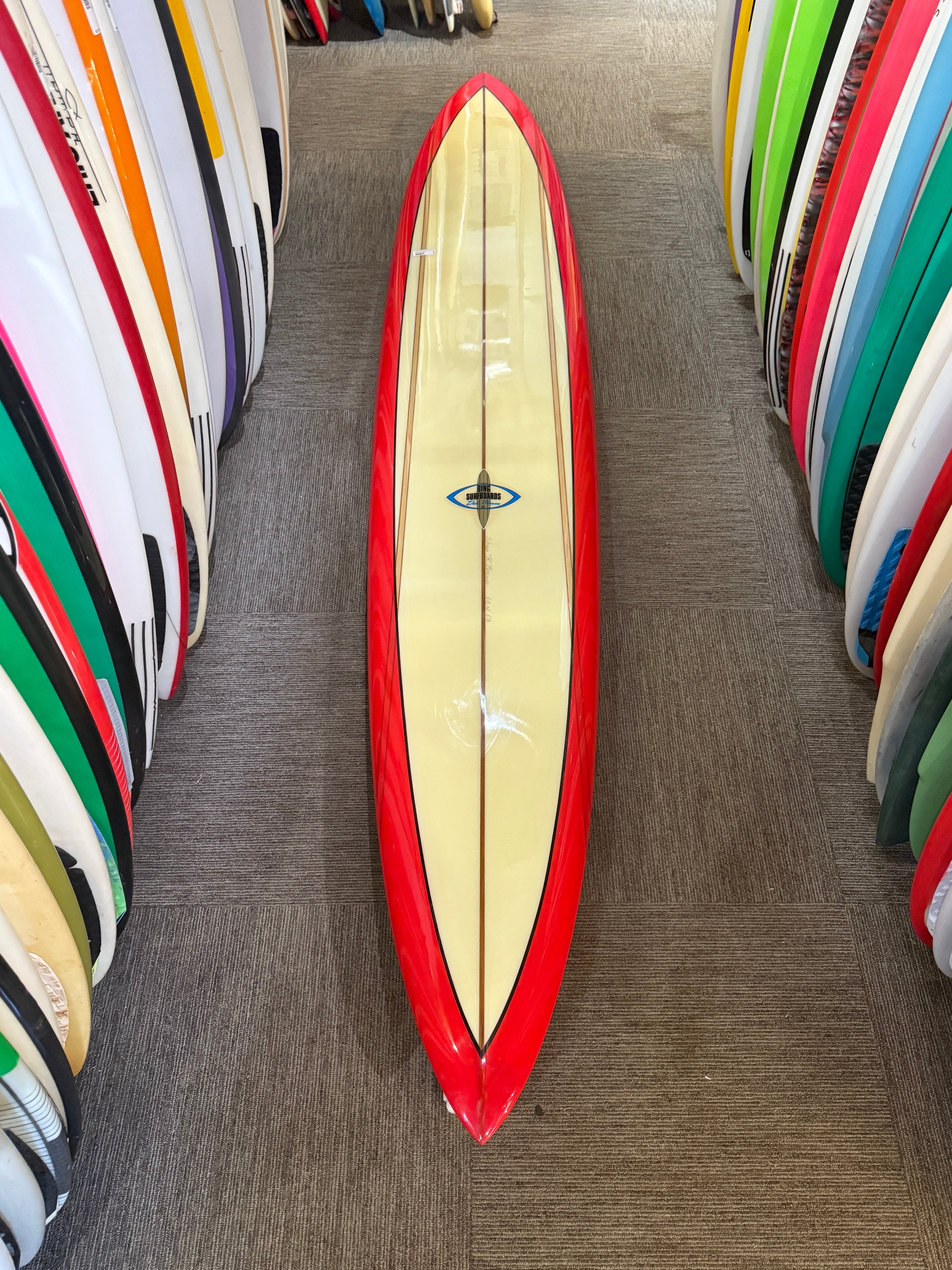 BING SURFBOARDS 10インチ シングルフィン ロングボード BING 10'6