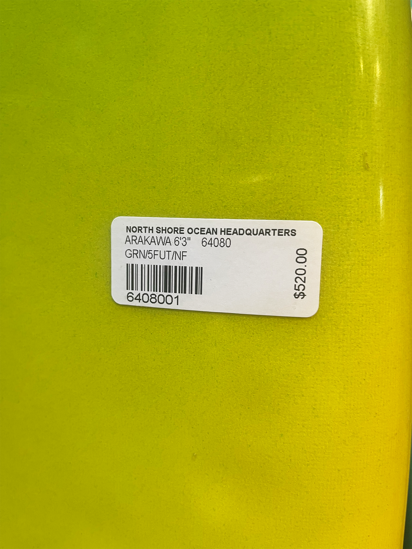 ARAKAWA 6'3"    64080