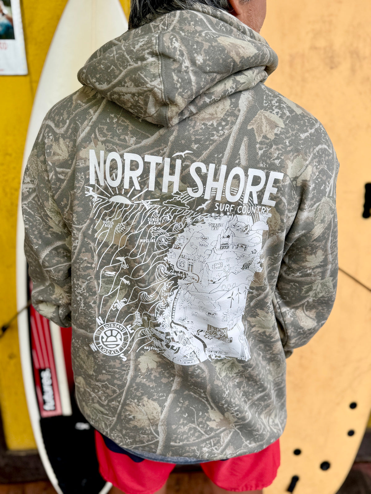 DISTANT LOCAL NS MAP CAMO HOOD