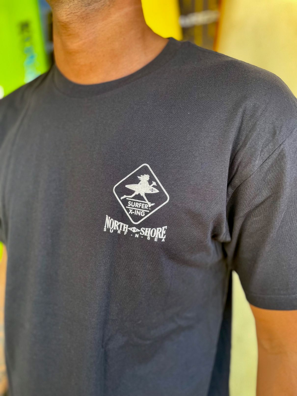 DISTANT LOCAL NS MAP COLOR TEE