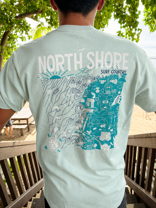 DISTANT LOCAL NS MAP COLOR TEE