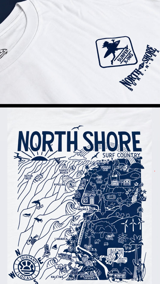 DISTANT LOCAL NORTHSHORE MAP T