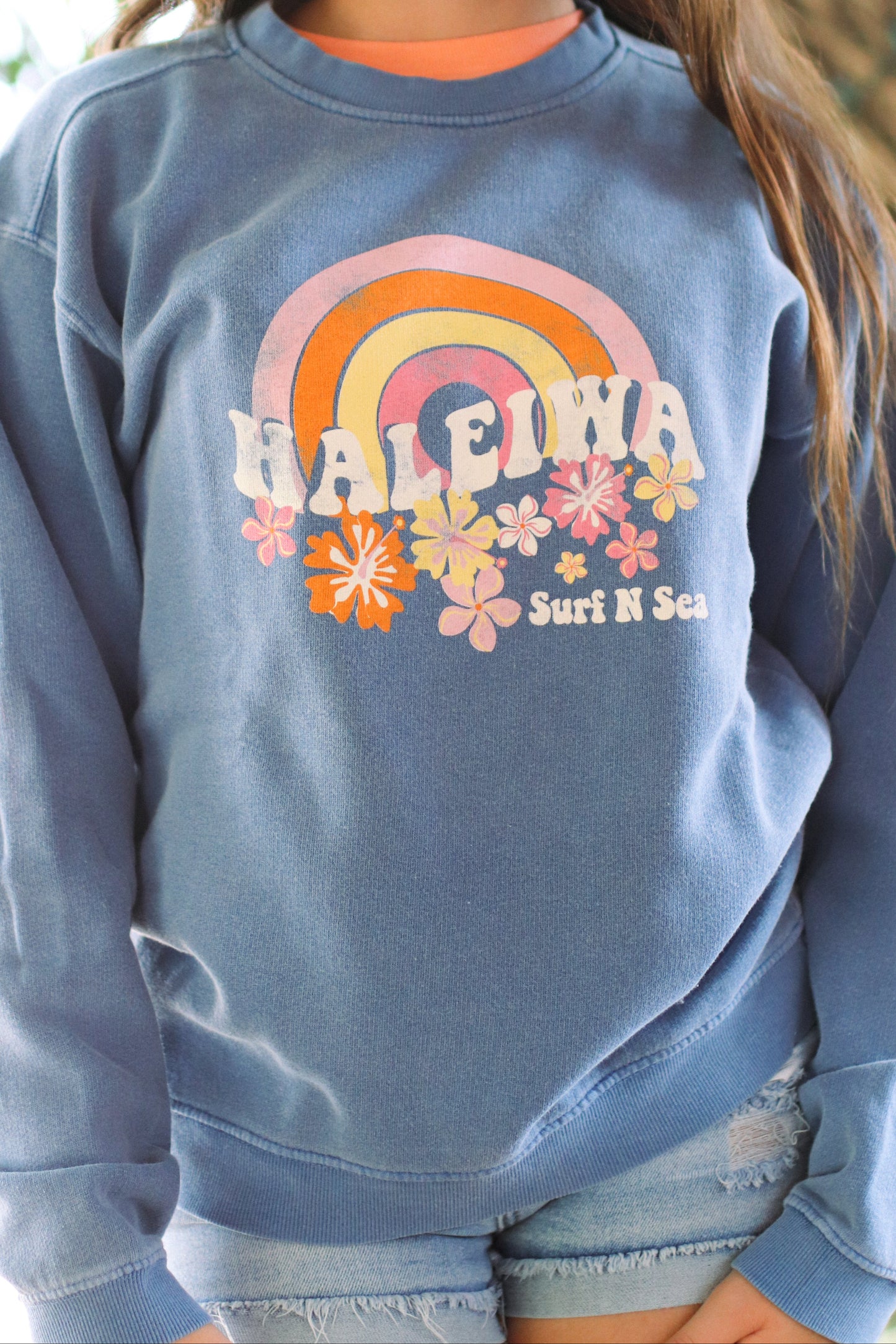 SNS GIRLS BEACH FLORAL CREW