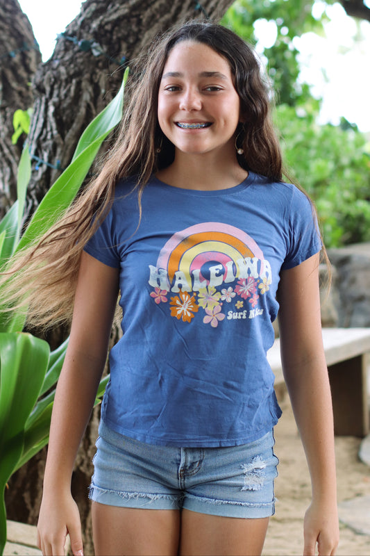 SNS GIRLS BEACH FLORAL TEE