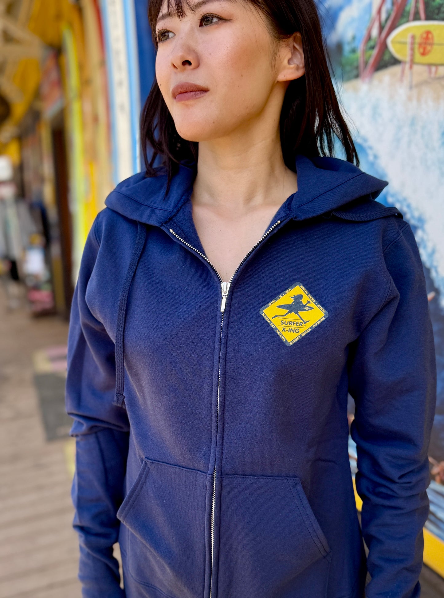 SNS WOMENS NORTH SHORE X-ING HOOD ZIP