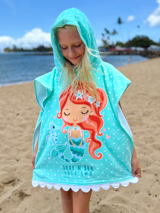 SNS EARTH NYMPH UNDER SEA MERMAID TOWEL CAPE