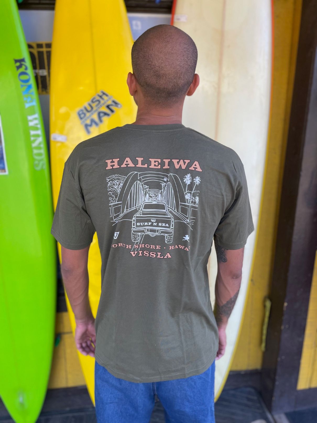 VISSLA SNS HALEIWA TRUCK TEE