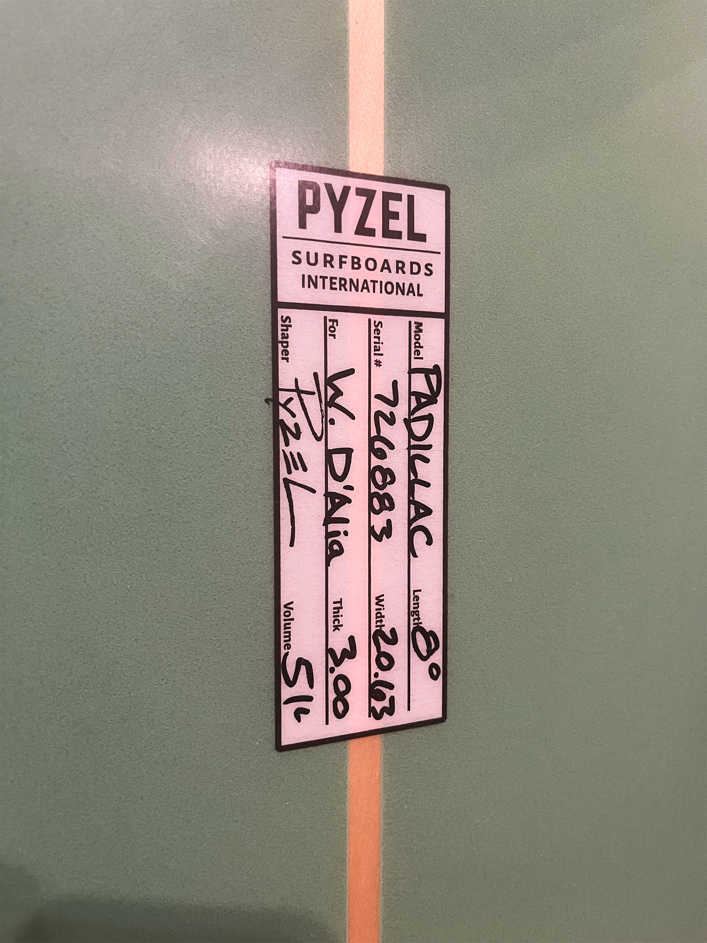 PYZEL 8'0"          63946