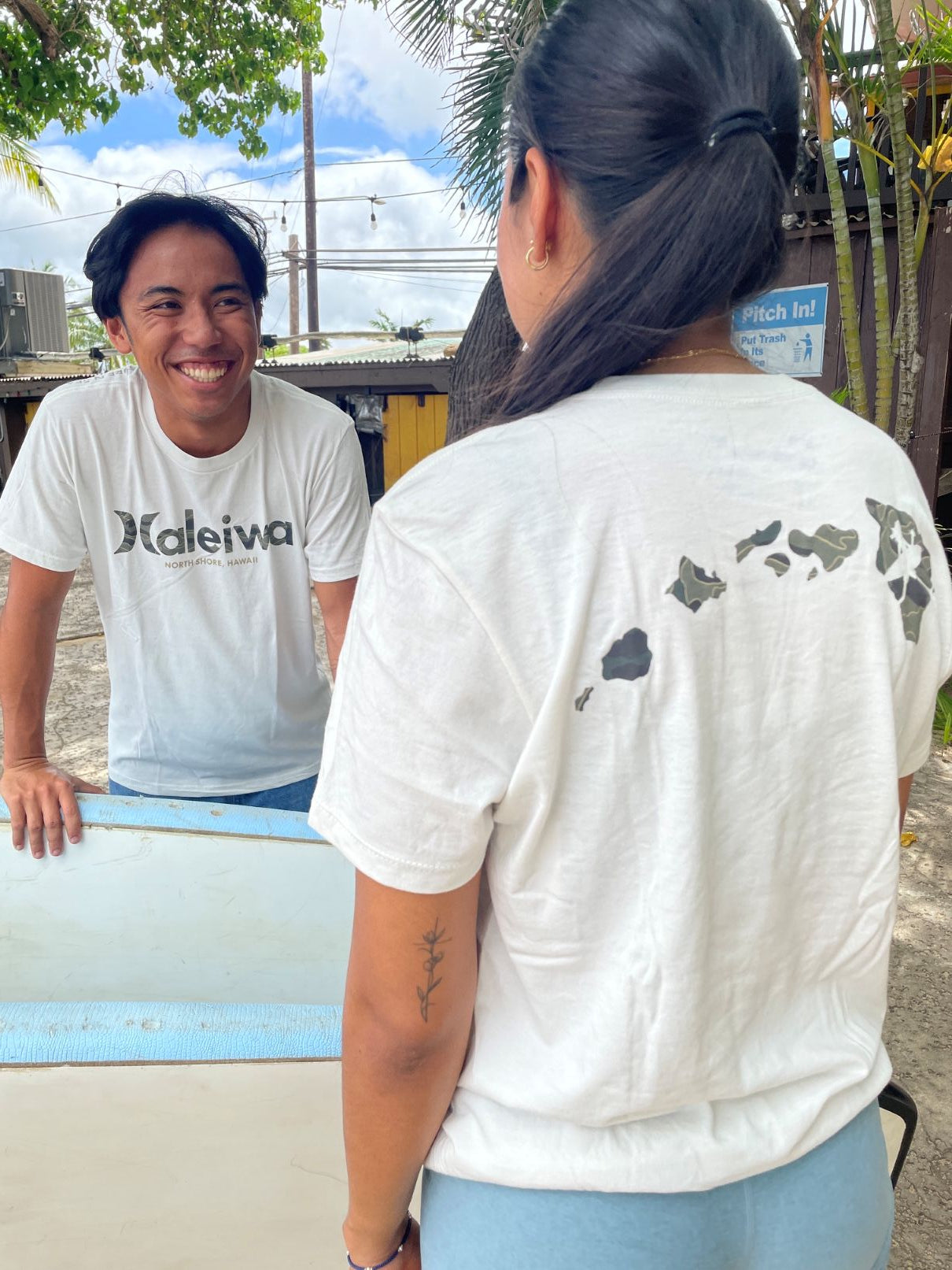 HURLEY SNS HALEIWA fill TEE
