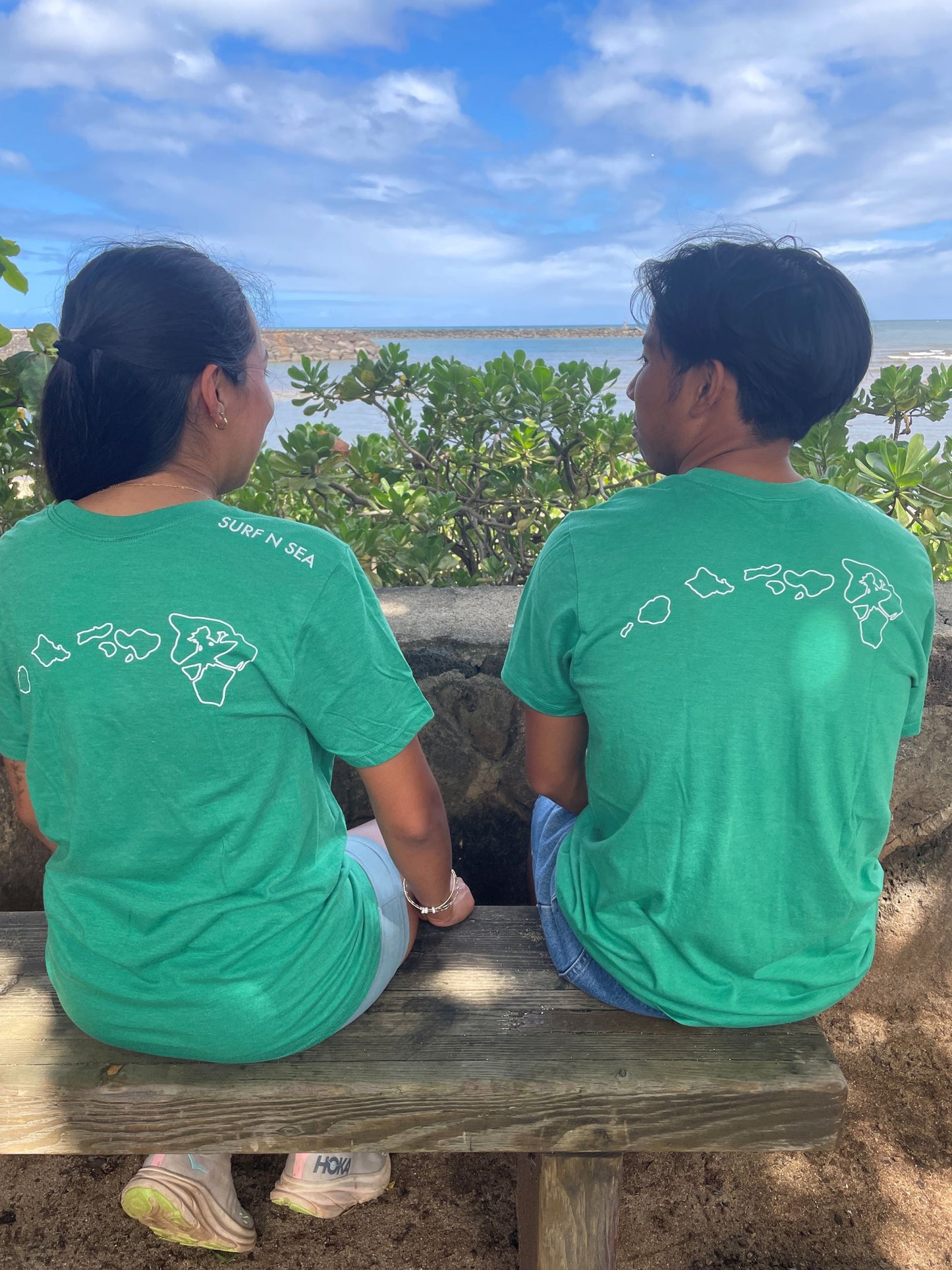HURLEY SNS HALEIWA outline TEE