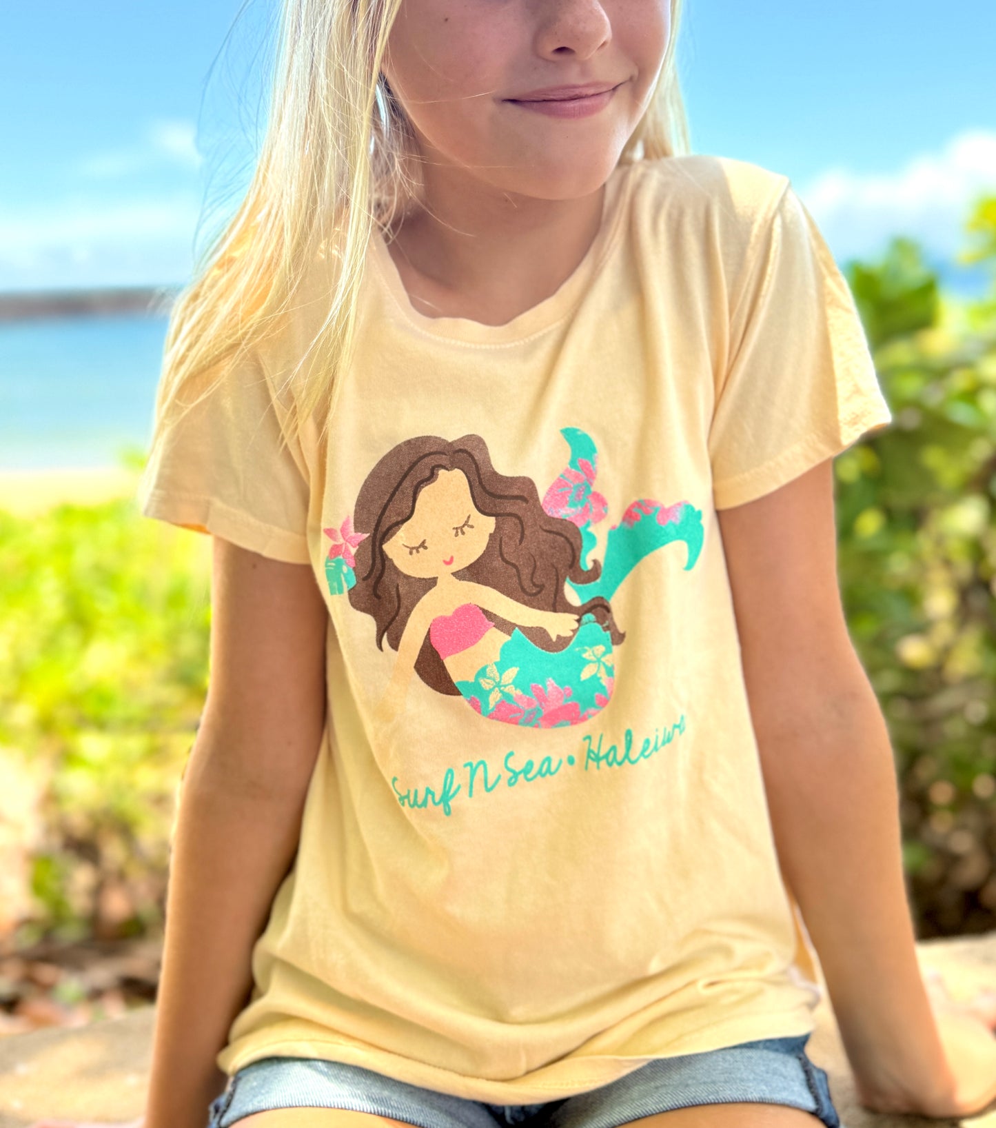 SNS GIRLS MERMAID SHIMMER TEE