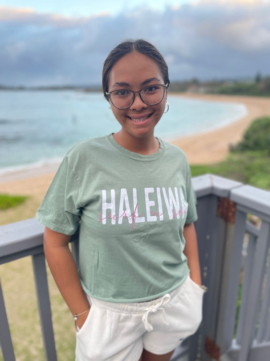 SNS W HALEIWA WONDER CROP TEE