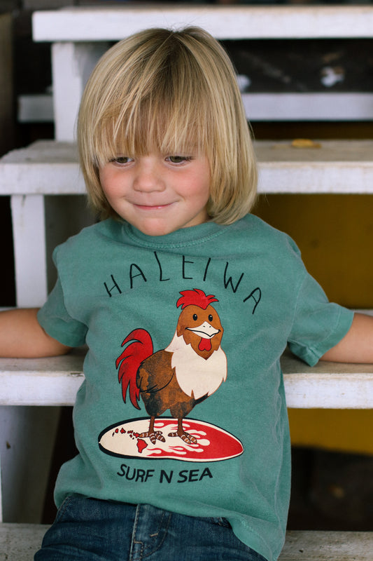 SNS TODDLER ROOSTER SURFBOARD TEE