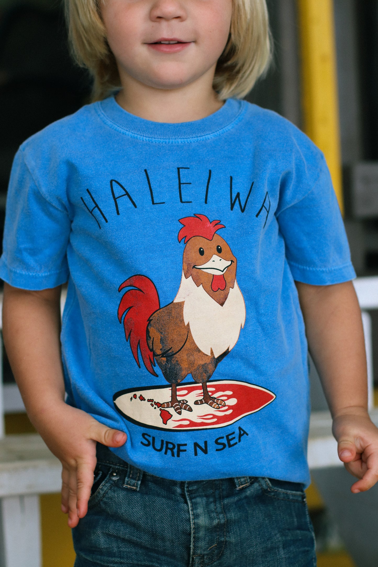 SNS TODDLER ROOSTER SURFBOARD TEE